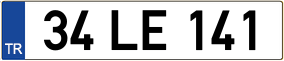 Truck License Plate